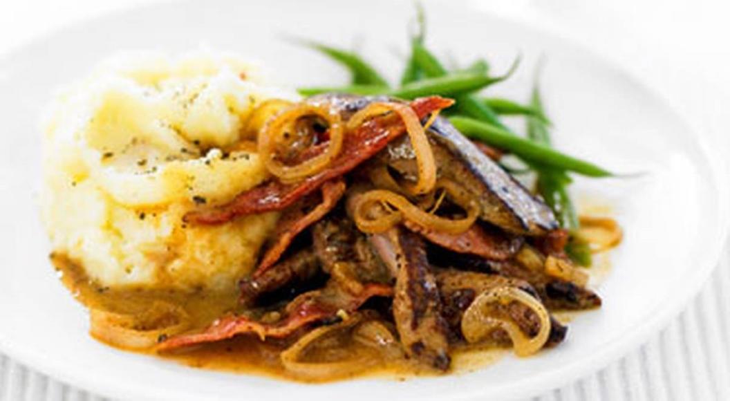 Good Old Kiwi Lambs Fry with Bacon